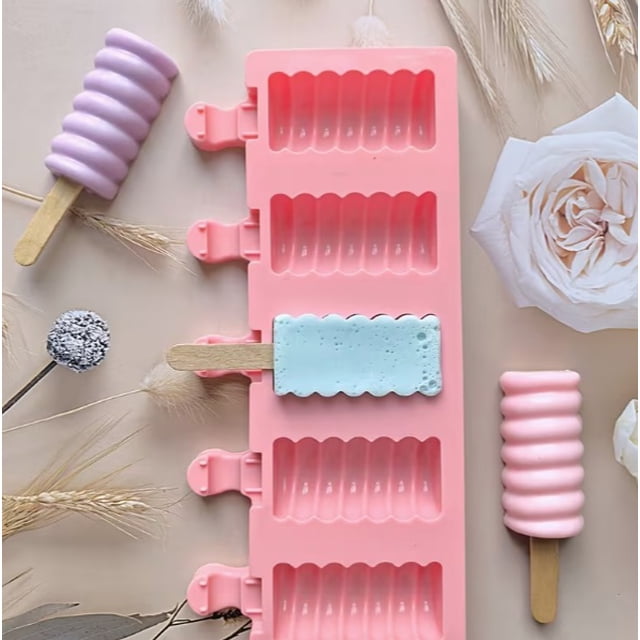 Molde de silicona con forma de Haws de 8 cavidades for helado y chocolate, herramienta for hornear DIY, perfecto for recubrimiento de dulces y paletas