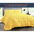 thumbnail image 2 of SGI Microfiber Comforter Set California King Size Golden Pinch 3 Piece, 2 of 5