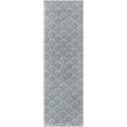 thumbnail image 2 of Rugs.com Eco Trellis Collection Rug – 6 Ft Runner Harbor Blue Medium Rug Perfect For Hallways, Entryways, 2 of 9