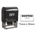 thumbnail image 1 of Printtoo Self Inking With Shipped Text Date Stamp Office Stationery Dater Rubber Stamp-Black, 1 of 1