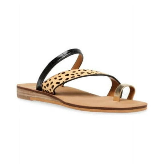 DV Dolce Vita Lulu Strappy Flat Sandals Cheetah 5.5M