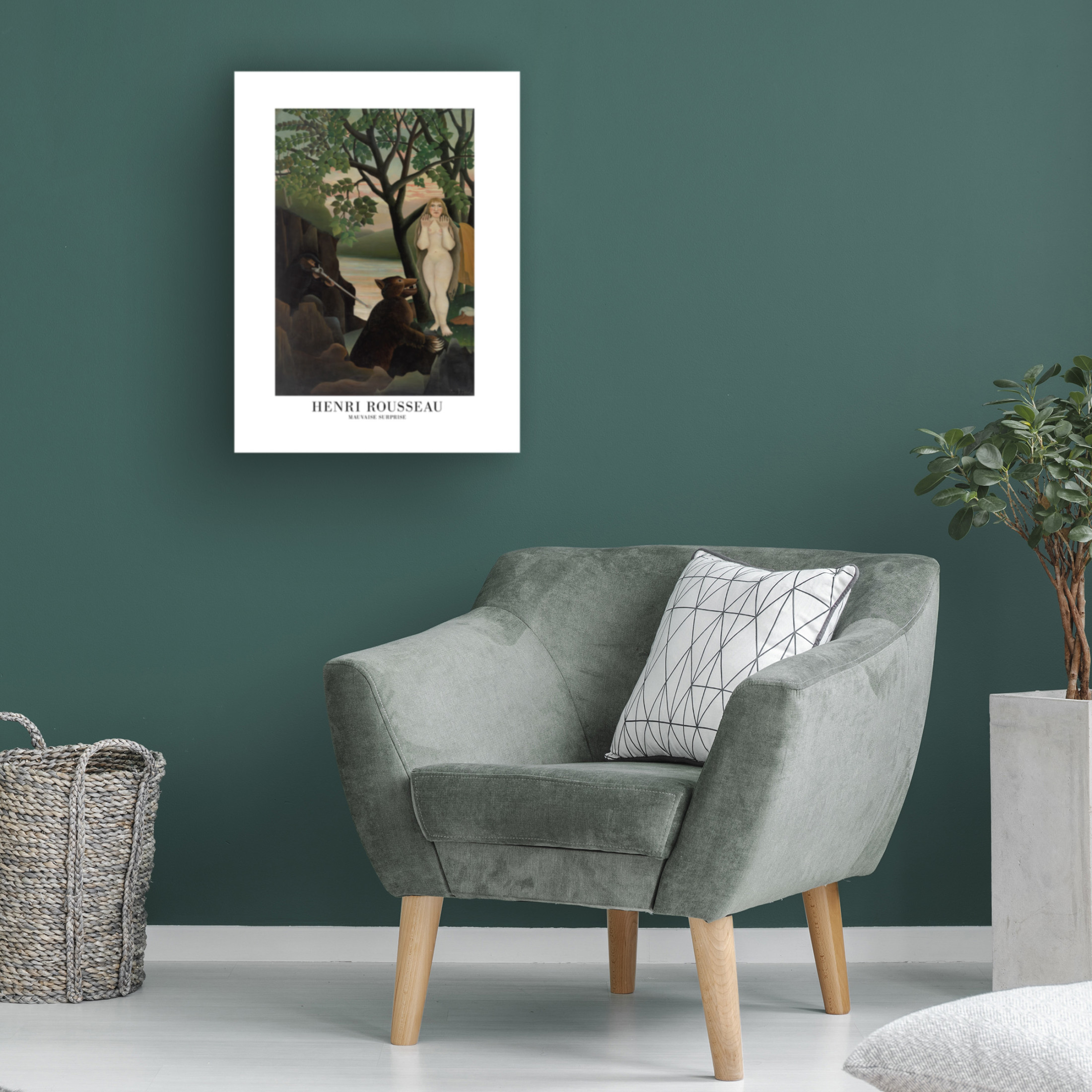 Trademark Fine Art Pictufy Mauvaise Surprise Canvas Wall Art