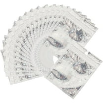 100pcs OPP Cellophane Bags Rectangle Star 12x9x0.15cm