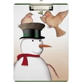 thumbnail image 1 of FMSHPON Christmas Snowman Pigeon Clipboard Hardboard Wood Nursing Clip Board and Pull for Standard A4 Letter 13x9 inches, 1 of 5