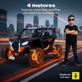 thumbnail image 2 of Montable Electrico Buggy 4x4 Little Monkey Carro Camioneta Todo Terreno 24v 2 Pasajeros, 2 of 10