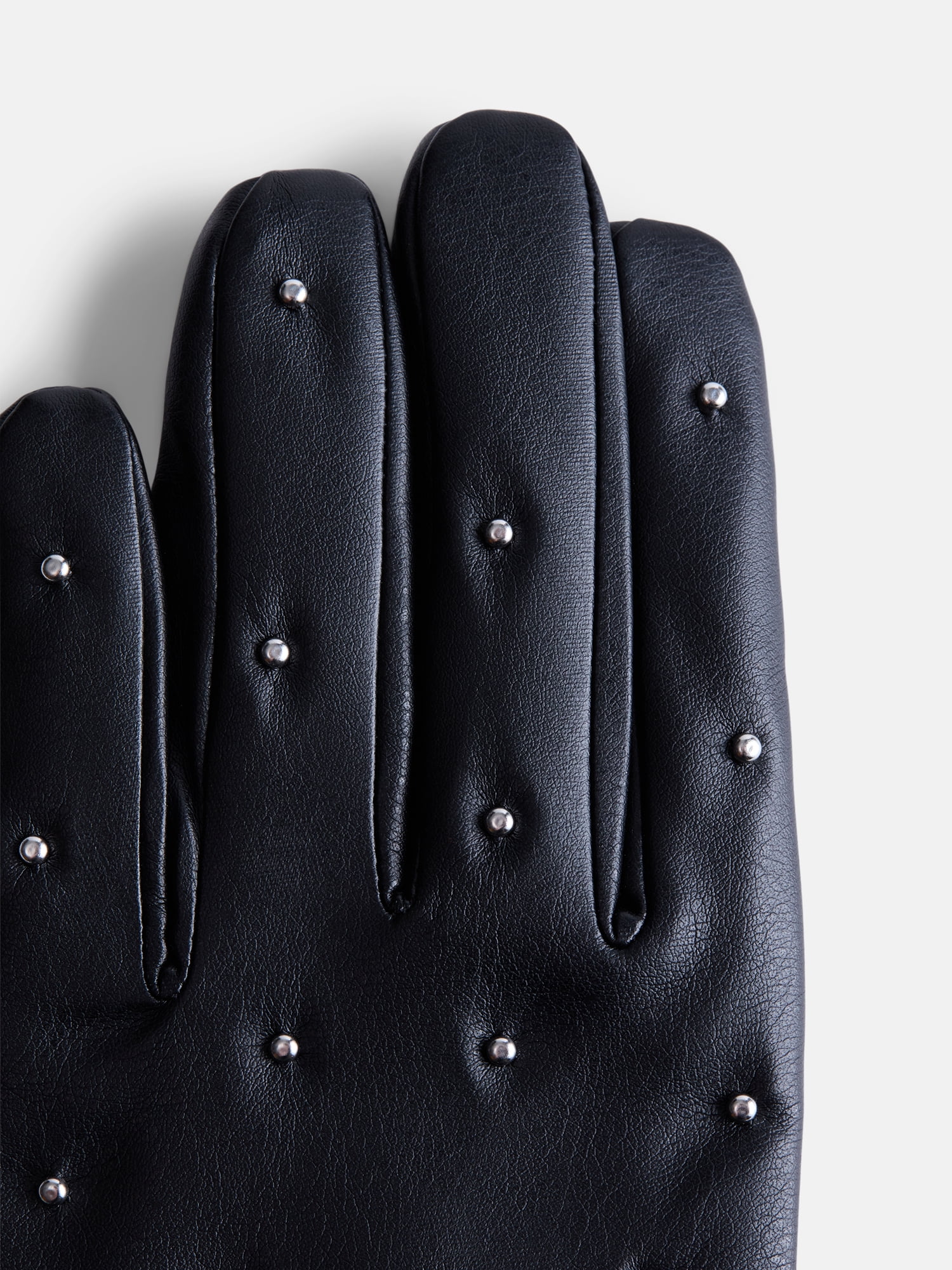 Time and Tru Women's Studded Gloves, Black, Sizes S/M-L/XL