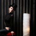 thumbnail image 4 of BESTYASH Minimalistic Nordic Style Floor Lamp Cover Paper for Library 1Set, 4 of 8