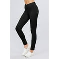 thumbnail image 3 of Women's Plus Size Waistband Mid Rise Stretch Ponte Pants, 3 of 4