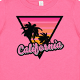 thumbnail image 4 of Inktastic California with Triangle and Palm Trees Boys or Girls Baby T-Shirt, 4 of 5