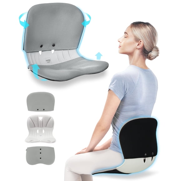 Juego de fundas más anchas para silla (ancho estándar), soporte para la parte inferior de la espalda