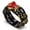 Red, variant on Triangle Gemstone Ring for Women Gothic Thorn Twisted Cubic Zirconia Halloween Black Stainless Steel Hollow Braided Statement Costume Jewelry Gift Purple