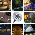 thumbnail image 5 of Luces solares de tierra, luces solares de jardín, luces empotradas brillantes impermeables para jardín al aire libre, 5 of 5