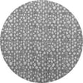 thumbnail image 1 of Ahgly Company Indoor Round Abstract Gray Modern Area Rugs, 3' Round, 1 of 4
