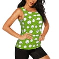 thumbnail image 2 of Balery Funny Sheep Doing Yoga Camiseta sin mangas estampada ligera para mujer, tops de entrenamiento sin mangas, camisetas de yoga transpirables de secado rápido.-Large, 2 of 7