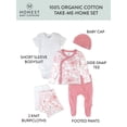 thumbnail image 3 of Honest Baby Clothing Baby Boy or Girl Gender Neutral Organic Cotton Take Me Home Gift Set, 6 Piece (Newborn-6 Months), 3 of 6