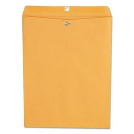Kraft Clasp Envelope, #110, Square Flap, Clasp/Gummed Closure, 12 x 15.5, Brown Kraft, 100/Box Kraft Clasp Envelope, #110, Square Flap, Clasp/Gummed Closure, 12 x 15.5, Brown Kraft, 100/Box