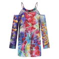 thumbnail image 4 of Vestido casual de manga larga con estampado floral HUOGUO para mujer, 4 of 5