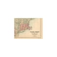 thumbnail image 3 of Historic State Map - United States North Eastern Canada - Black 1867 - 31.48 x 23 - Vintage Wall Art, 3 of 5