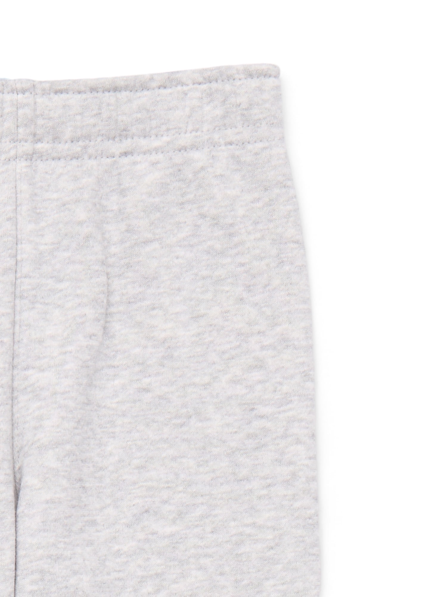 Garanimals Toddler Girl 3-Pack Solid Fleece Joggers, Solid Essentials, Sizes 2T-5T