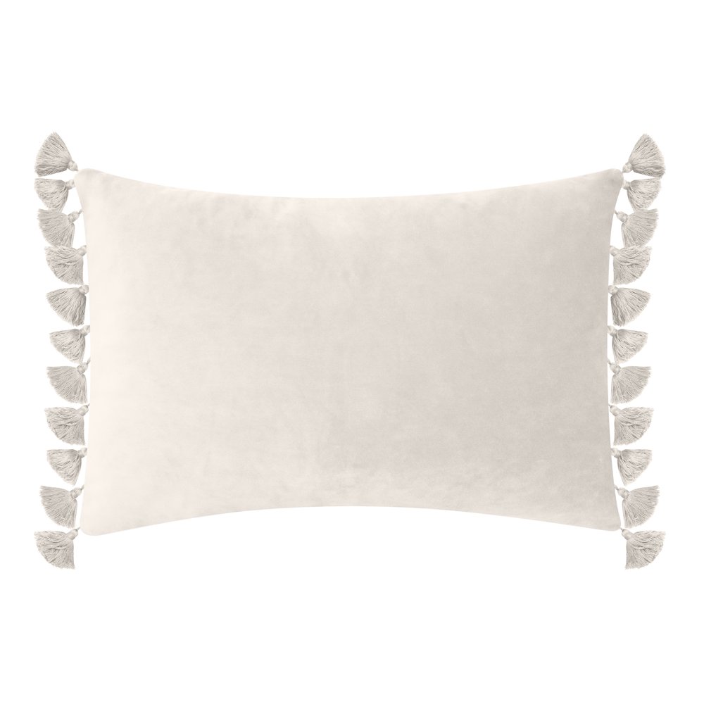 Better Homes & Gardens Feather Filled Tassled Velvet Oblong Decorative