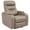 Tan, variant on Bowery Hill Linen Fabric Power Home Theater Recliner in Tan