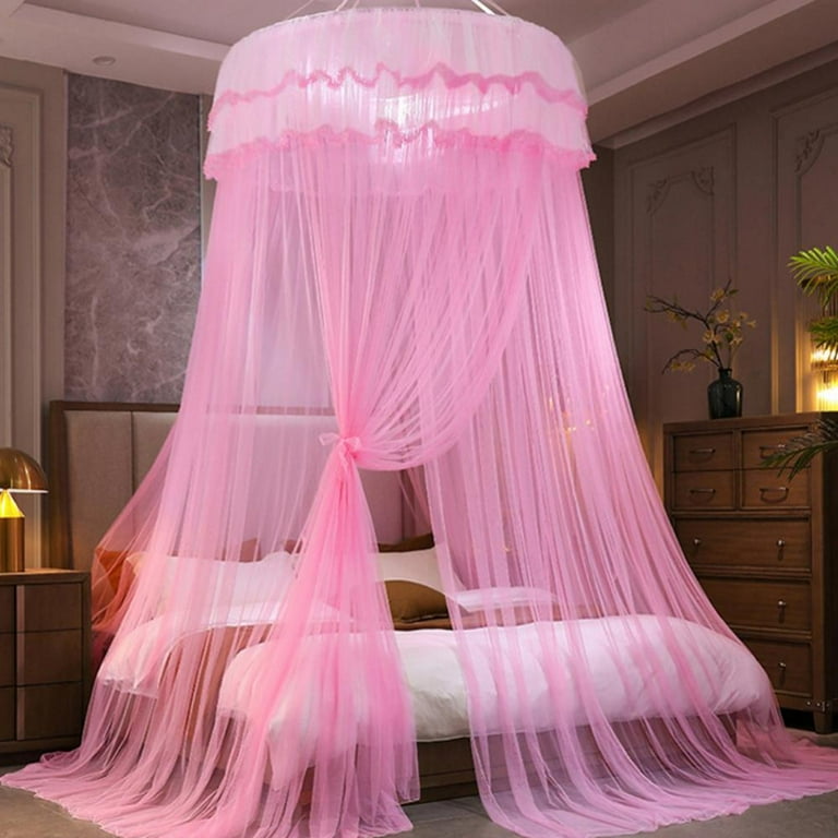 Pink mosquito net deals