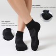 thumbnail image 5 of CelerSport 6 Pack Men's Ankle Socks with Cushion, Sport Athletic Running Socks, 5 of 10