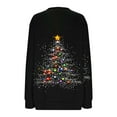 thumbnail image 5 of Mifsaly Womens Half Zip up Sweatshirt Christmas 2025 Xmas Tree Print Quarter Zipper Sweatshirts Loose Fit Long Sleeve Pullover Tops Sweater Holiday Party Festival Loungewear, 5 of 5