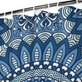 thumbnail image 4 of Floral Tribal Boho Mandala Shower Curtain 36x72 Inch Waterproof Polyester with Metal Grommets, 4 of 5