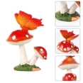 thumbnail image 1 of BEADCEST 1Pcs Mini Champignon en Résine pour Décoration Maison Animal Adorable, 1 of 6