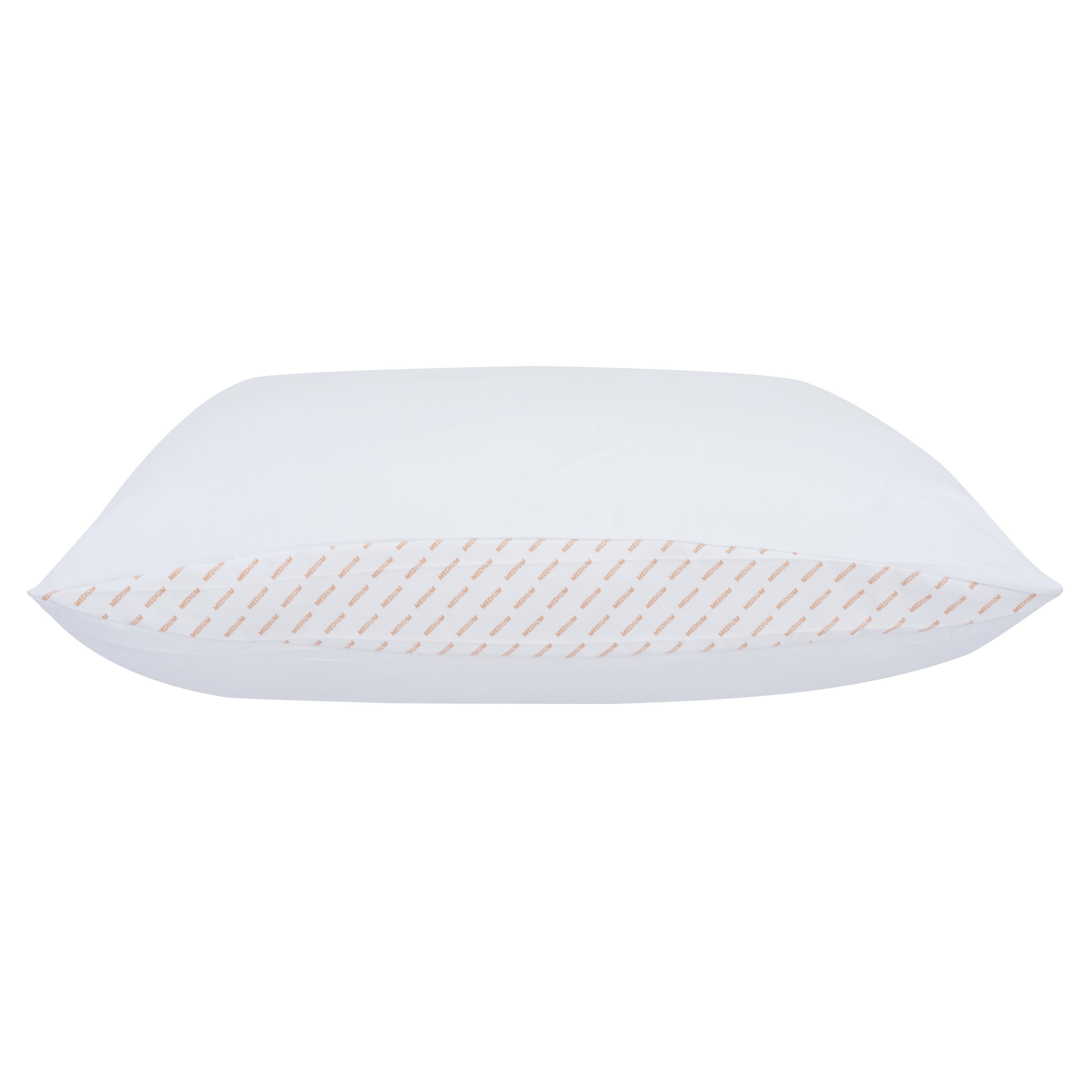 Mainstays 100% Polyester Medium Support Pillow in Multiple Sizes