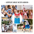 thumbnail image 5 of Luxembourg emblem men basketball sports jersey running fitness multifunction sleeveless tshirt exclusive custom name nunber, 5 of 12