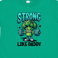 thumbnail image 4 of Inktastic Fitness Exercise Strong Like Daddy Boys or Girls Toddler T-Shirt, 4 of 5