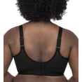 thumbnail image 2 of Goddess Non Wire Side Support Sports Bra (6912),34L,Black Snake, 2 of 5