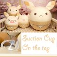 thumbnail image 4 of 5.1 Genshin Bouncing Bombs Rabbit Plush Toy Plushie Stuffed Doll Soft Pillow Cosplay Props for Game Fans (Star Eyes, 5.1") Star Eyes 5.1, 4 of 4
