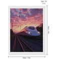 thumbnail image 2 of Diamond Art Kits for Adults - Sunset Express Train Journey 5d Diamond Painting for Adults, Diamond Art for Adults Beginners, Frameless Diamond Painting Kits for Adults for Home Wall Decor, 2 of 7