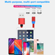 thumbnail image 3 of Cable de Carga Magnético 3 en 1, Cable USB Imán de Nylon, Cable de Datos Magnético, Cable de Carga Rápida para Micro USB/Tipo-C/Tabletas/Teléfono/Samsung/Huawei/Xiaomi/Sony, 3 of 8