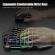 thumbnail image 2 of Teclado MecáNico InaláMbrico para Juegos con una Mano, Mini Teclado PortáTil Retroiluminado RGB para PC, , Jugador, 2 of 5