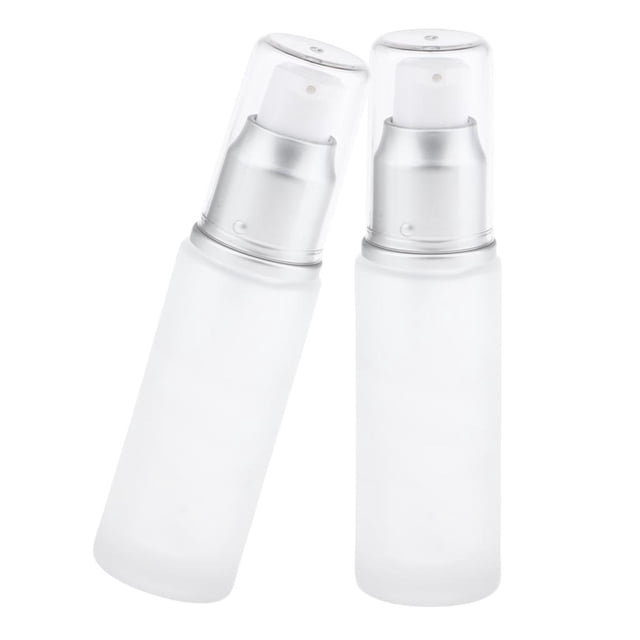 2 Unids / Set Viaje Loción Vacía Dispensador De s Cosméticos Para Minerales De Maquilje , Perfumes, Lociones, Toners, Cremas, C - Cabeza de bomba 30ml Sunnimix Spray de bomba de botella de loción vacía