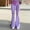 Purple, variant on ZZwxWA Womens Flare Jeans Elastic Ripped Bell Bottom Jeans Raw Hem Wide Leg Denim Pants Fashion Ladies Teen Street Clothing