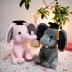 thumbnail image 3 of Txlixc bebé dibujos animados elefante felpa juguete algodón tamaño grande animal felpa muñeca relajarse almohada Txlixc  moda, 3 of 9
