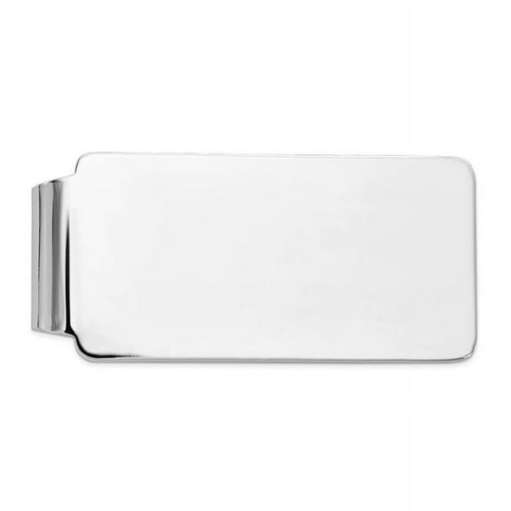 Primal Gold 14 Karat White Gold Men's Money Clip