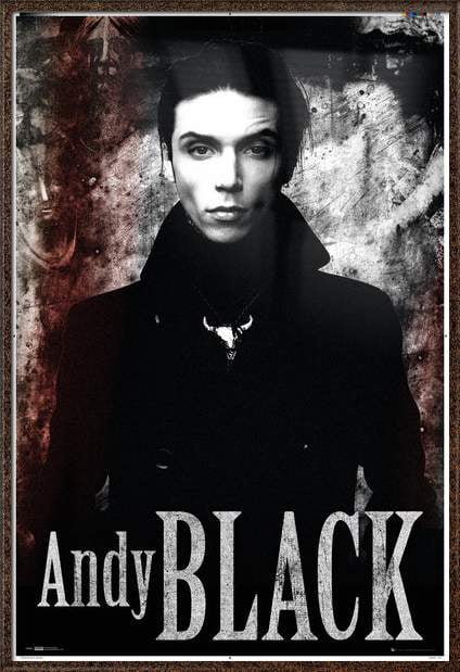 Andy Black Music Poster Print Andy Biersack Solo Gothic