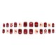 thumbnail image 1 of LUVCLS Uñas postizas postizas Puntas de uñas completas Uñas acrílicas artificiales Pegamento de arte estadounidense con uñas, 1 of 7