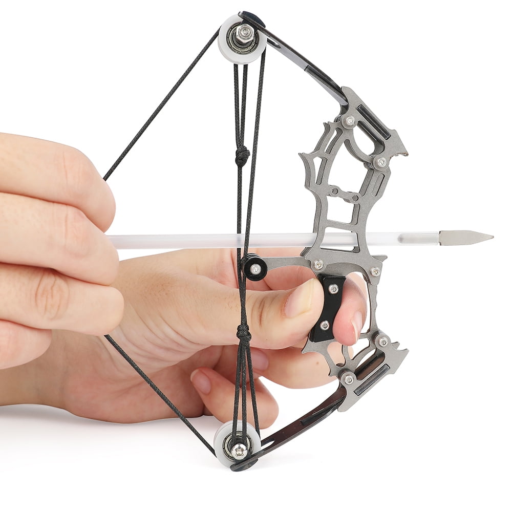 AME 6" Mini Compound Bow Arrows Set Archery Toy Kids Gift Pocket Bow