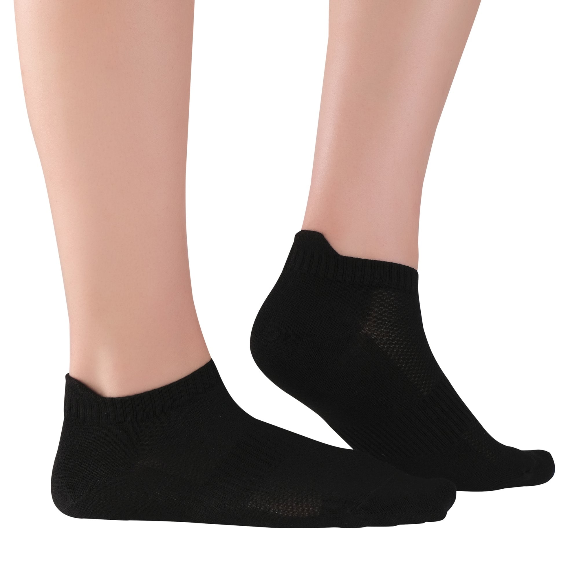 ELYFER Unisex Thin Bamboo Fiber Ankle Socks 8 Pairs - Seamless Toe, Lightweight, Comfortable, Breathable Low Cut Athletic Sports Socks for Men and Women