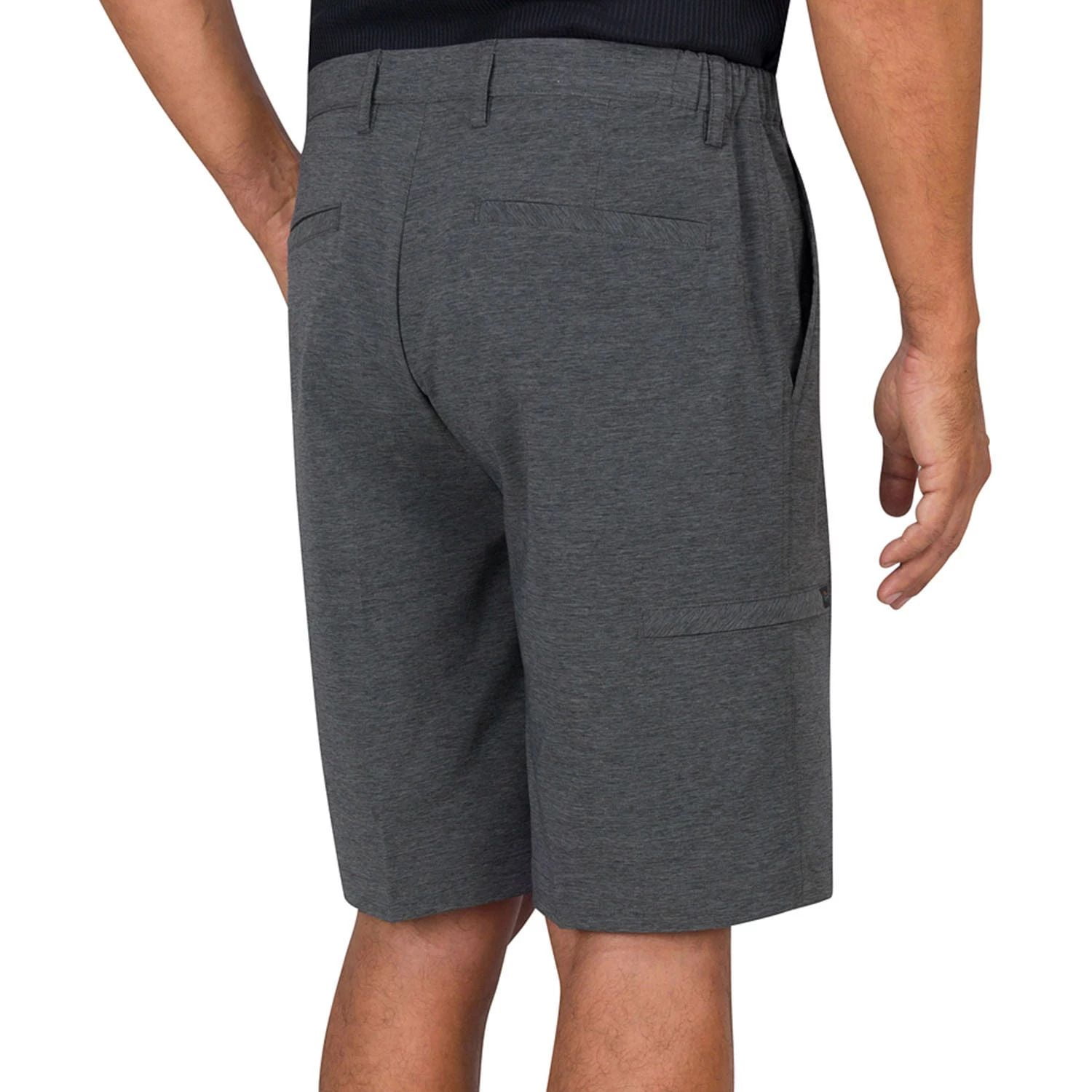 Greg Norman Men s Comfort Stretch Comfort Waistband Performance Golf Shorts Black 40