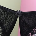 thumbnail image 3 of Christmas Gifts for Women UHEOUN Sexy Underwear for Women, Plus Size Lace Sheer Lingerie Panties Lace Knickers Briefs Underwear Thong for Women Naughty for Play, Christmas Clearance Sale, 3 of 5