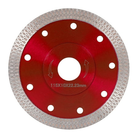 

HOTBEST 125Mm Porcelain Tile Cutting Disc Diamond Disk Wheel Blade Drill Angle Saw Red