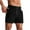 Black, variant on Quick Drying Shorts Mens Athletic Workout Shorts 5 Inch Casual Jogger Short Pants for Men Khaki 10(XL)